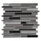 Msi Metro Gris Interlocking 12 In. X 12 In. X 8Mm Glass Stone Mesh-Mounted Mosaic Tile, 10PK ZOR-MD-0501 - alternate 5